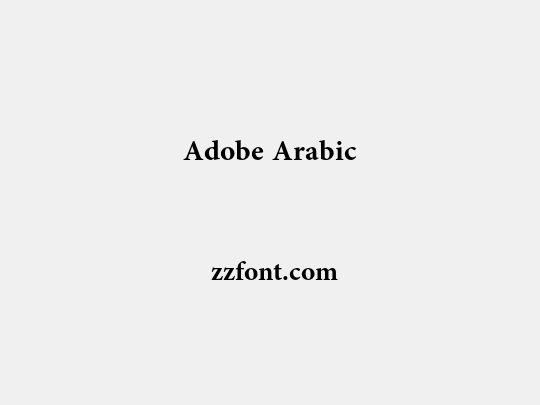 Adobe Arabic