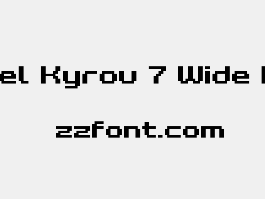 Grixel Kyrou 7 Wide Bold