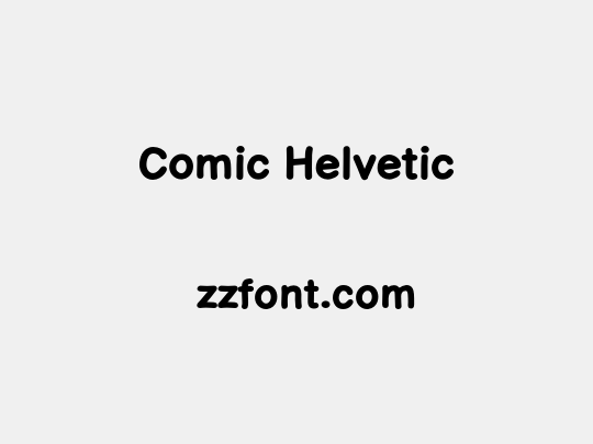 Comic Helvetic