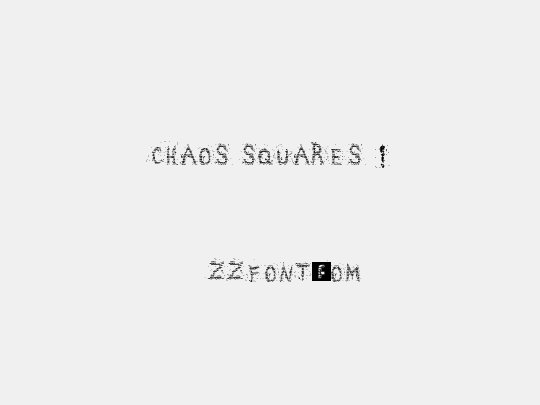 Chaos squares !