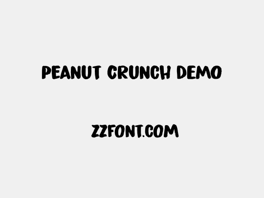 Peanut Crunch DEMO