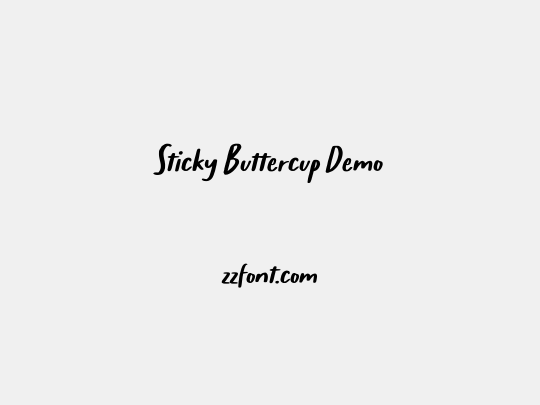 Sticky Buttercup Demo