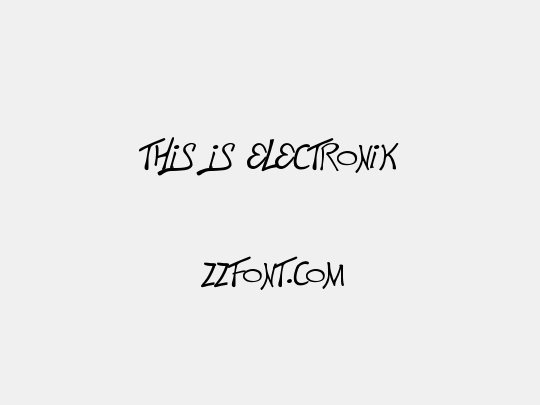 This is Electronik