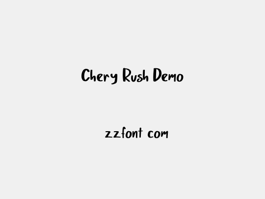 Chery Rush Demo