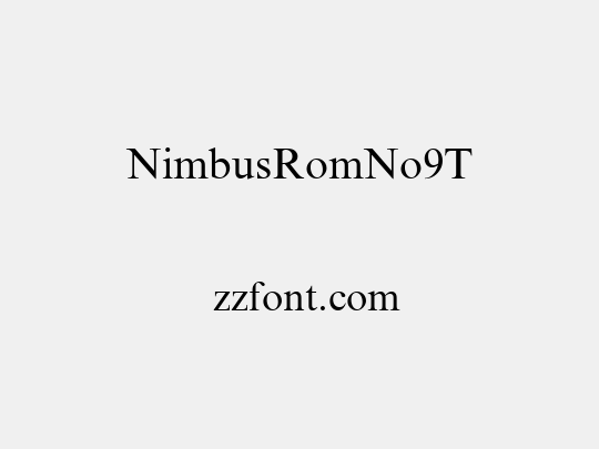 NimbusRomNo9T