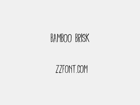 Bamboo Brisk