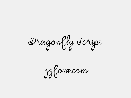 Dragonfly Script