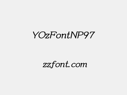 YOzFontNP97