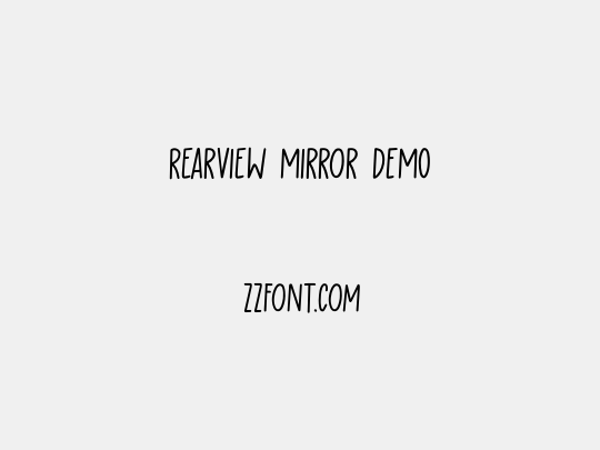 Rearview Mirror DEMO