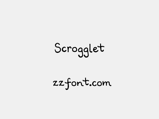 Scrogglet