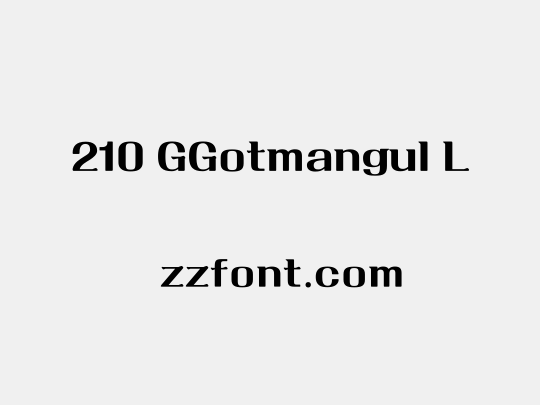 210 GGotmangul L