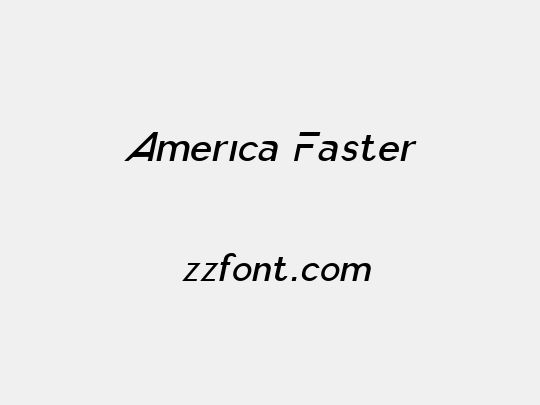 America Faster