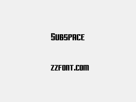 Subspace