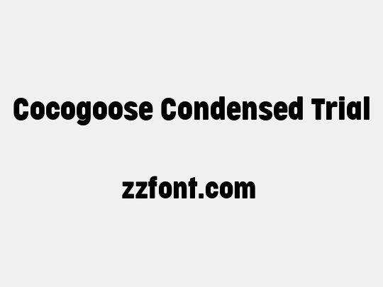 Cocogoose Condensed Trial