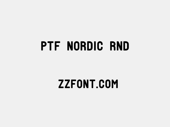 PTF NORDIC Rnd