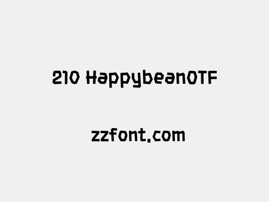 210 HappybeanOTF