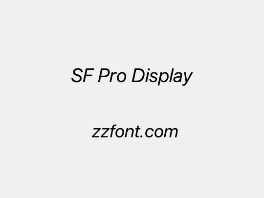 SF Pro Display