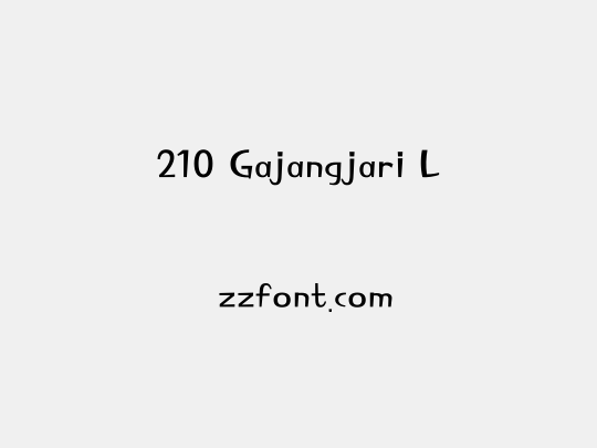 210 Gajangjari L