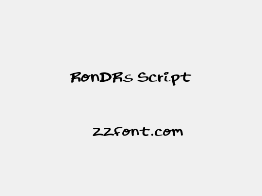 RonDRs Script