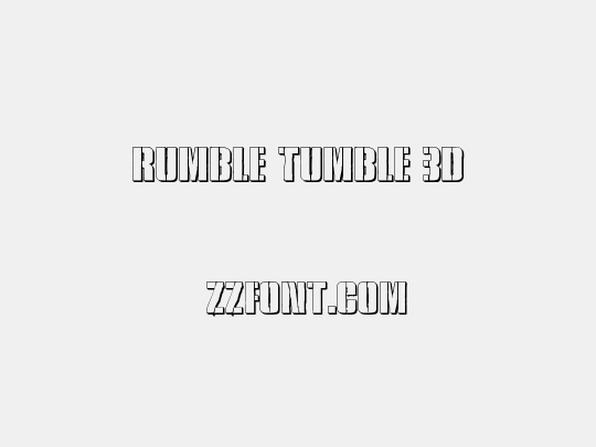 Rumble Tumble 3D