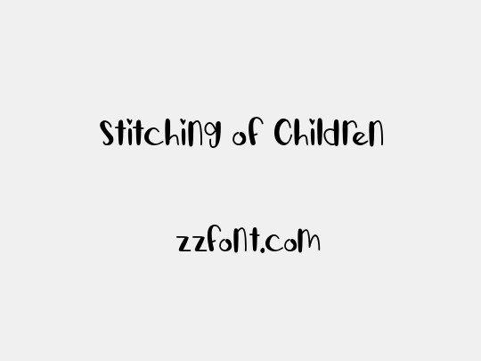 Stitching of Children