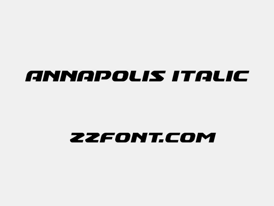 Annapolis Italic