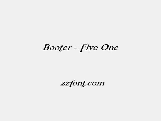 Booter - Five One