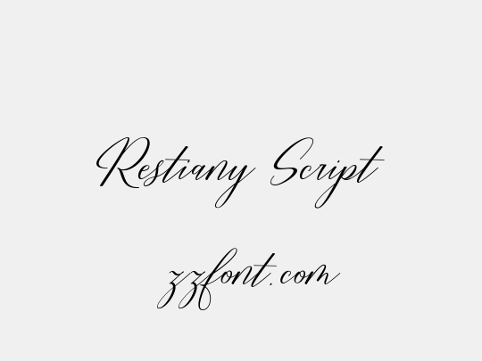 Restiany Script