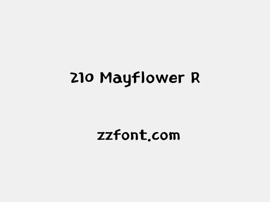 210 Mayflower R