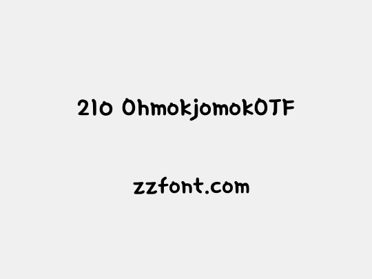 210 OhmokjomokOTF