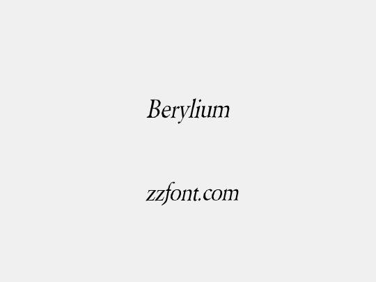 Berylium