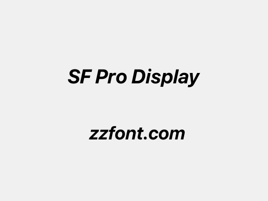 SF Pro Display