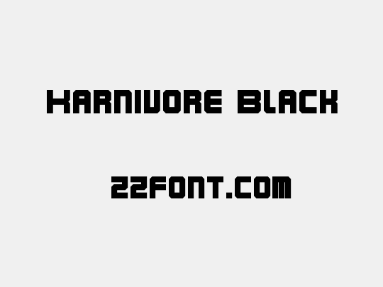 Karnivore Black