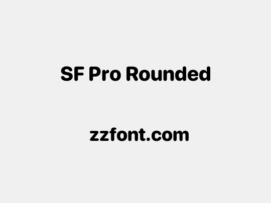 SF Pro Rounded