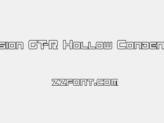 Mission GT-R Hollow Condensed