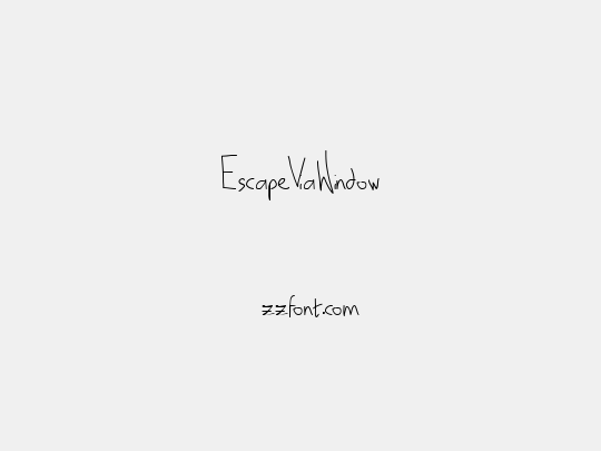 EscapeViaWindow