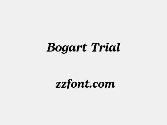 Bogart Trial