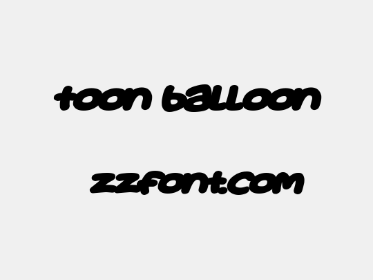 Toon Balloon