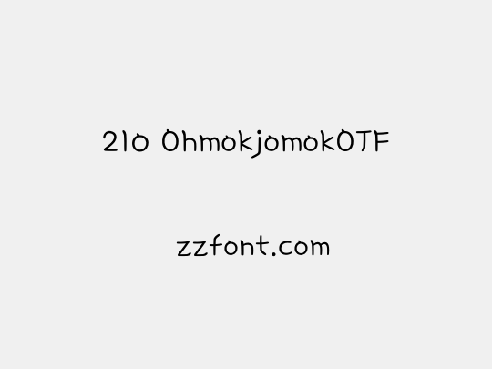 210 OhmokjomokOTF