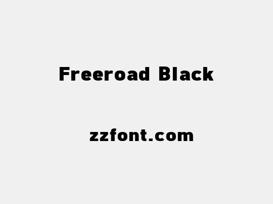 Freeroad Black