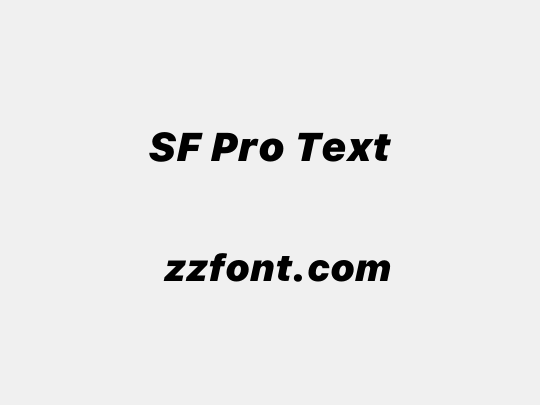 SF Pro Text