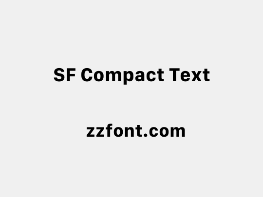 SF Compact Text