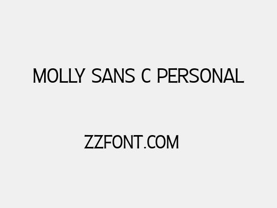 Molly Sans C PERSONAL