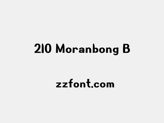 210 Moranbong B