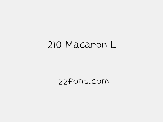 210 Macaron L