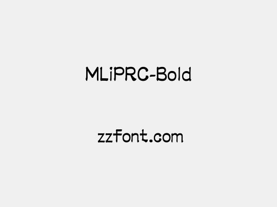 MLiPRC-Bold