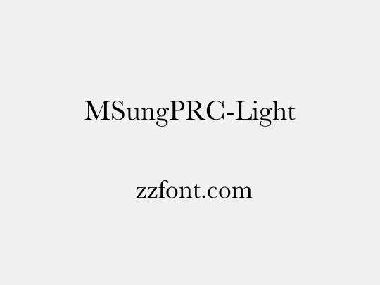 MSungPRC-Light