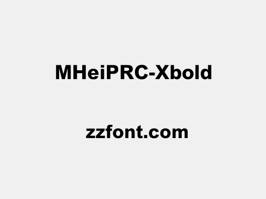 MHeiPRC-Xbold