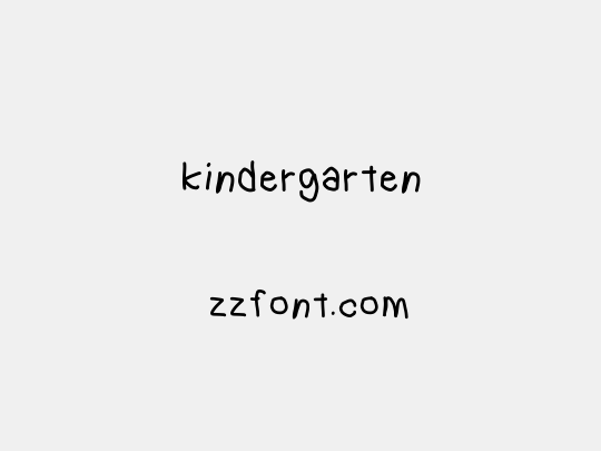 kindergarten