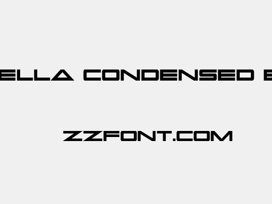 Capella Condensed Bold